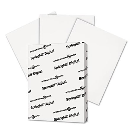 Springhill Springhill 015101 Digital Index White Card Stock  90 lbs.  8.5 x 11  250 Sheets-Pack 15101